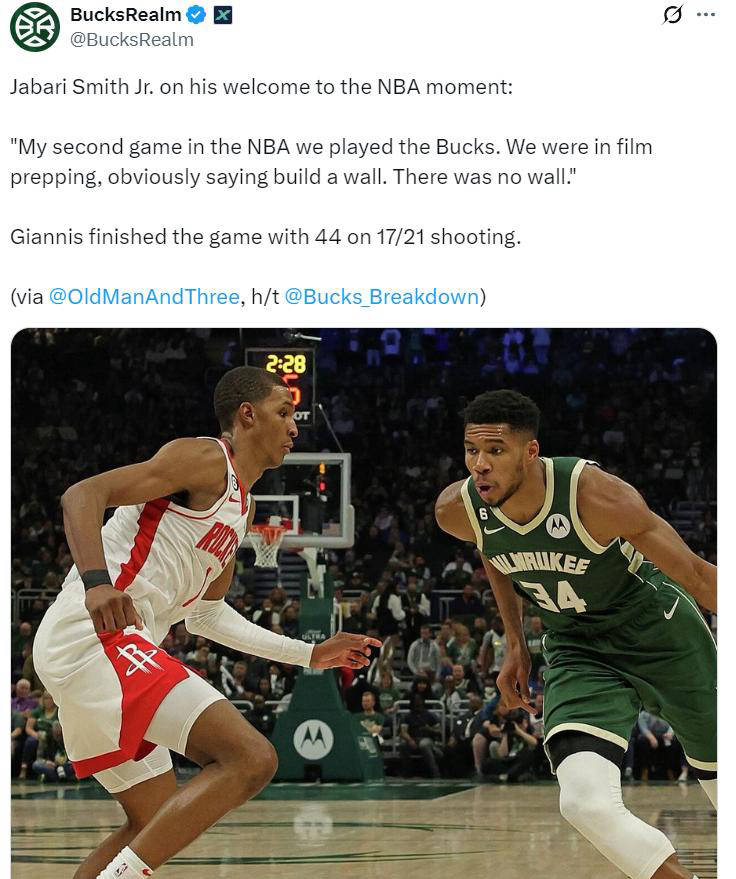 小贾:赞叹火箭队出色球员 KD是儿时偶像 阿门运动才华无匹