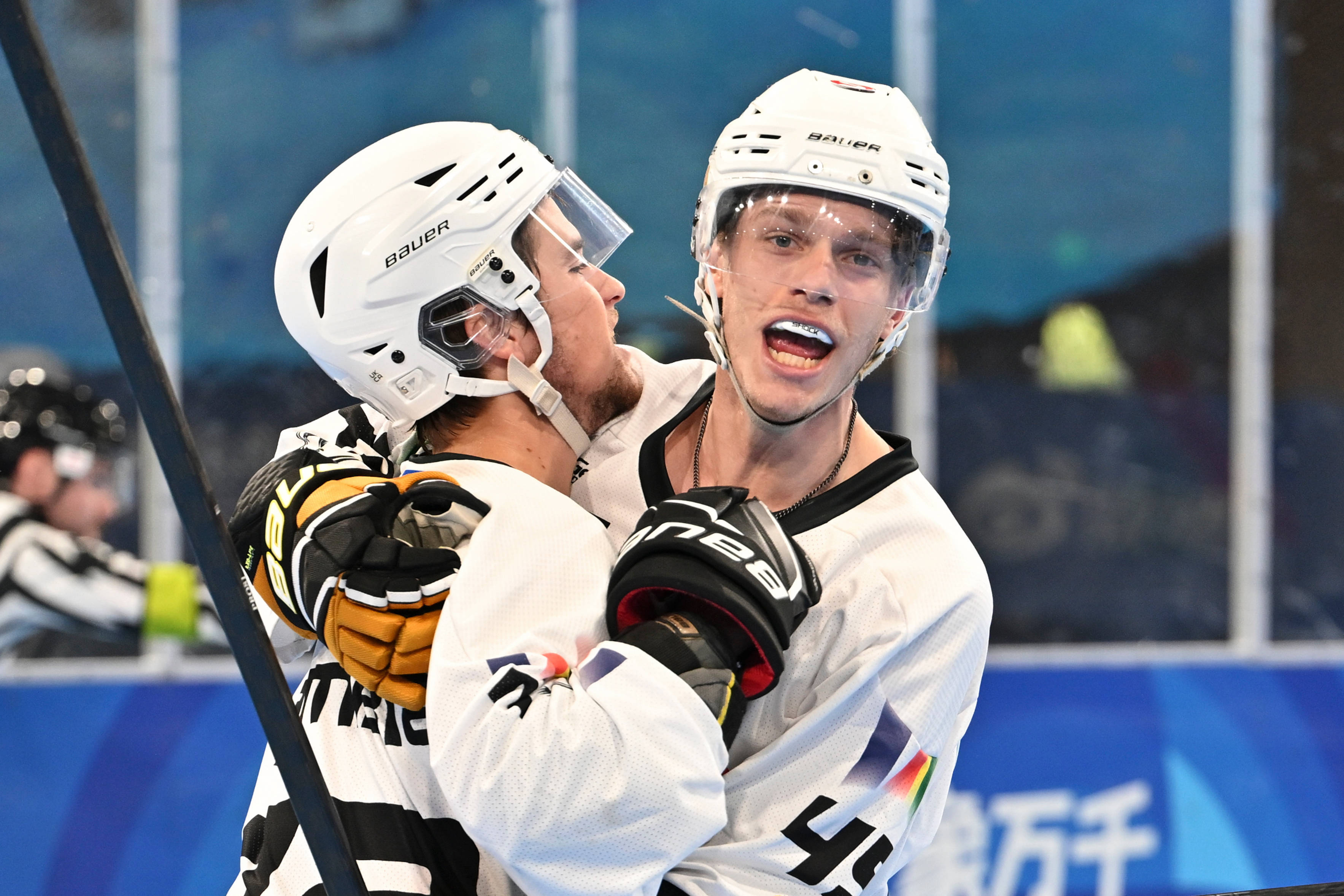 (成都世运会)单排轮滑球——男子铜牌赛:纳米比亚队胜法国队