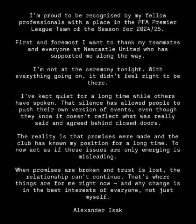 伊萨克、利物浦、纽卡斯尔三者之间,接下来会发生什么?