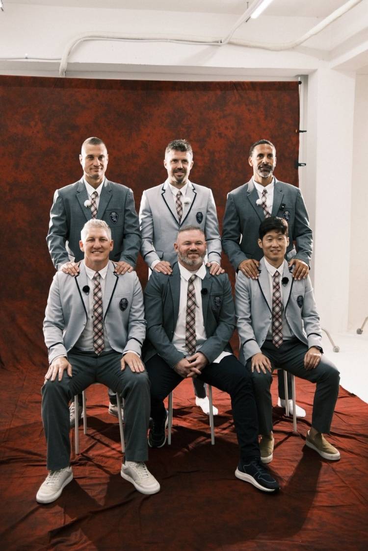 曼联老男孩重聚!费迪南德、卡里克、小猪、鲁尼、维迪奇、朴智星