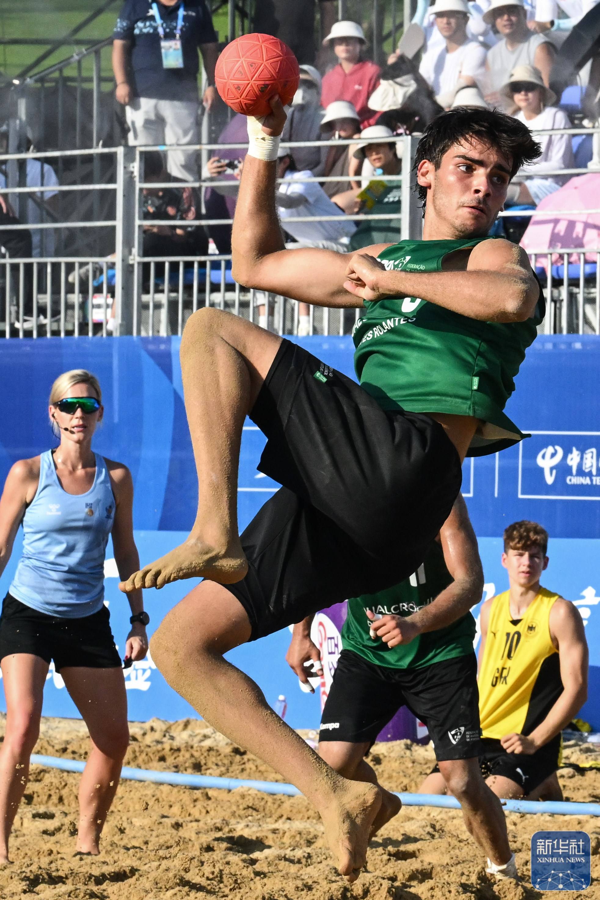 成都世运会|沙滩手球男子决赛:德国队夺冠
