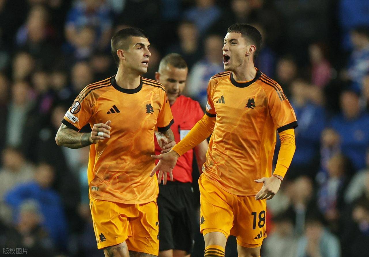 2-0,罗马完胜苏超豪门+终结欧联2连败,22岁阿根廷新星利剑出鞘