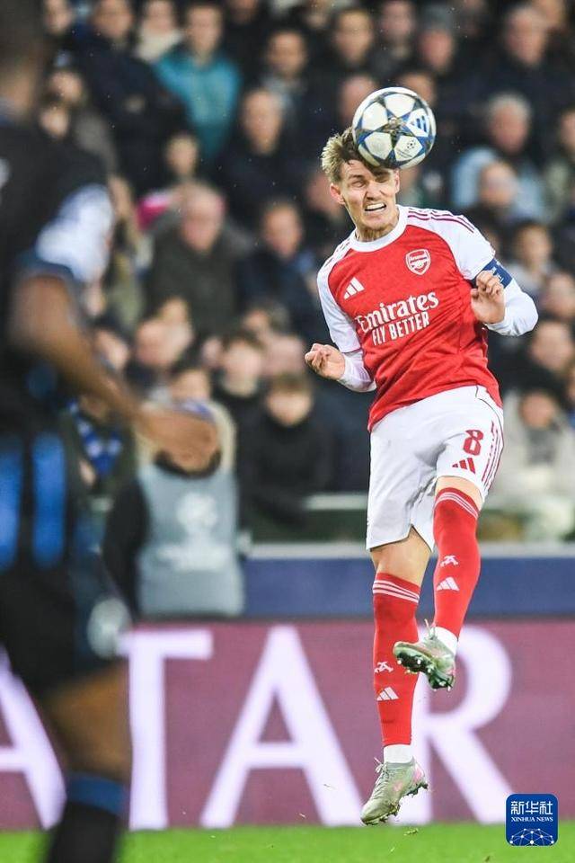 欧冠：布鲁日不敌阿森纳