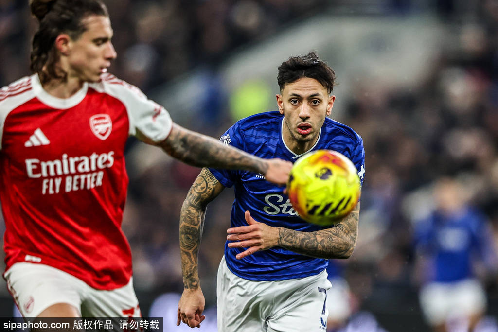 圣诞冠军！英超-约克雷斯点射 阿森纳1-0埃弗顿2分领跑