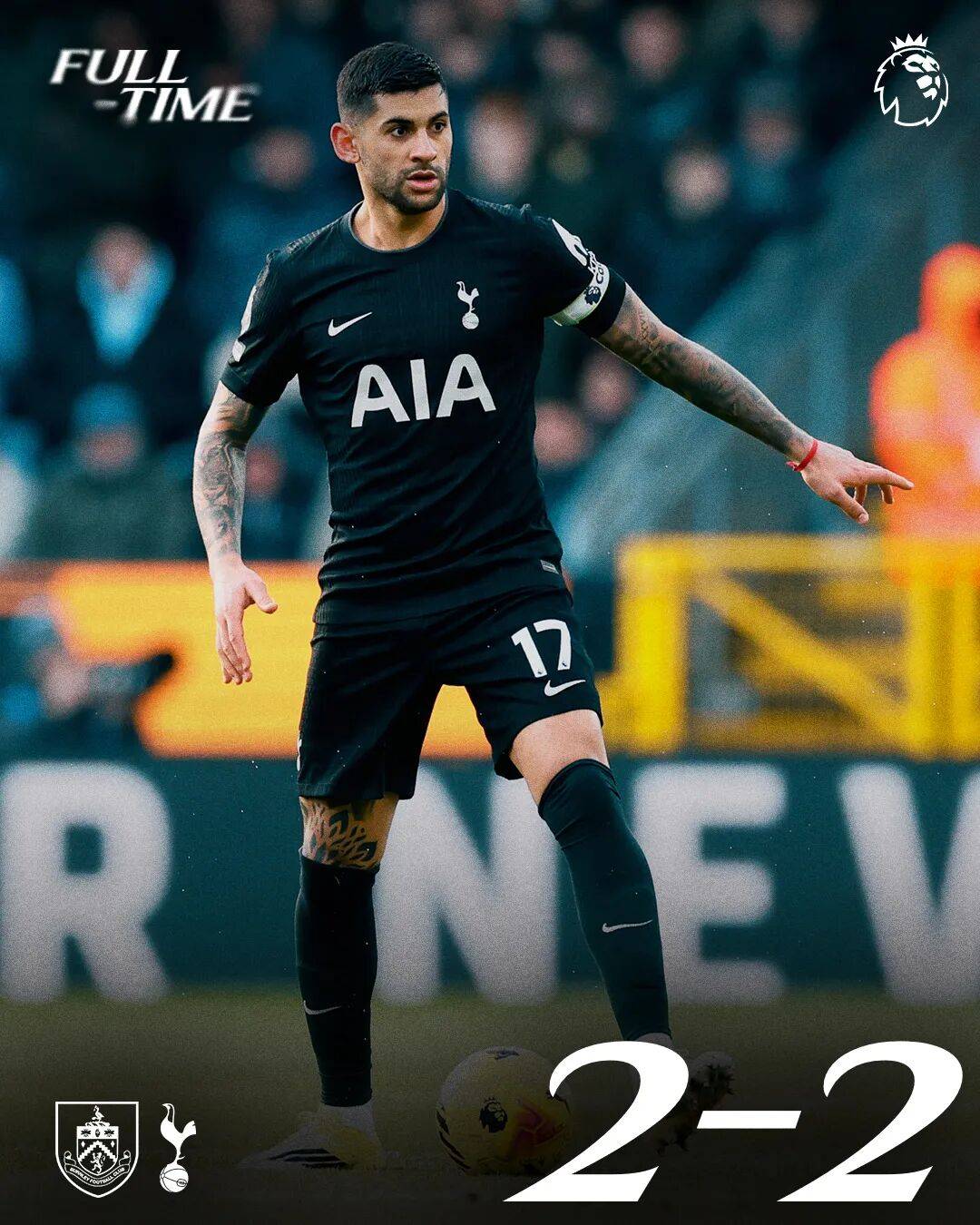 英超联赛：桑德兰扎卡缺席，伯恩利渐行渐远