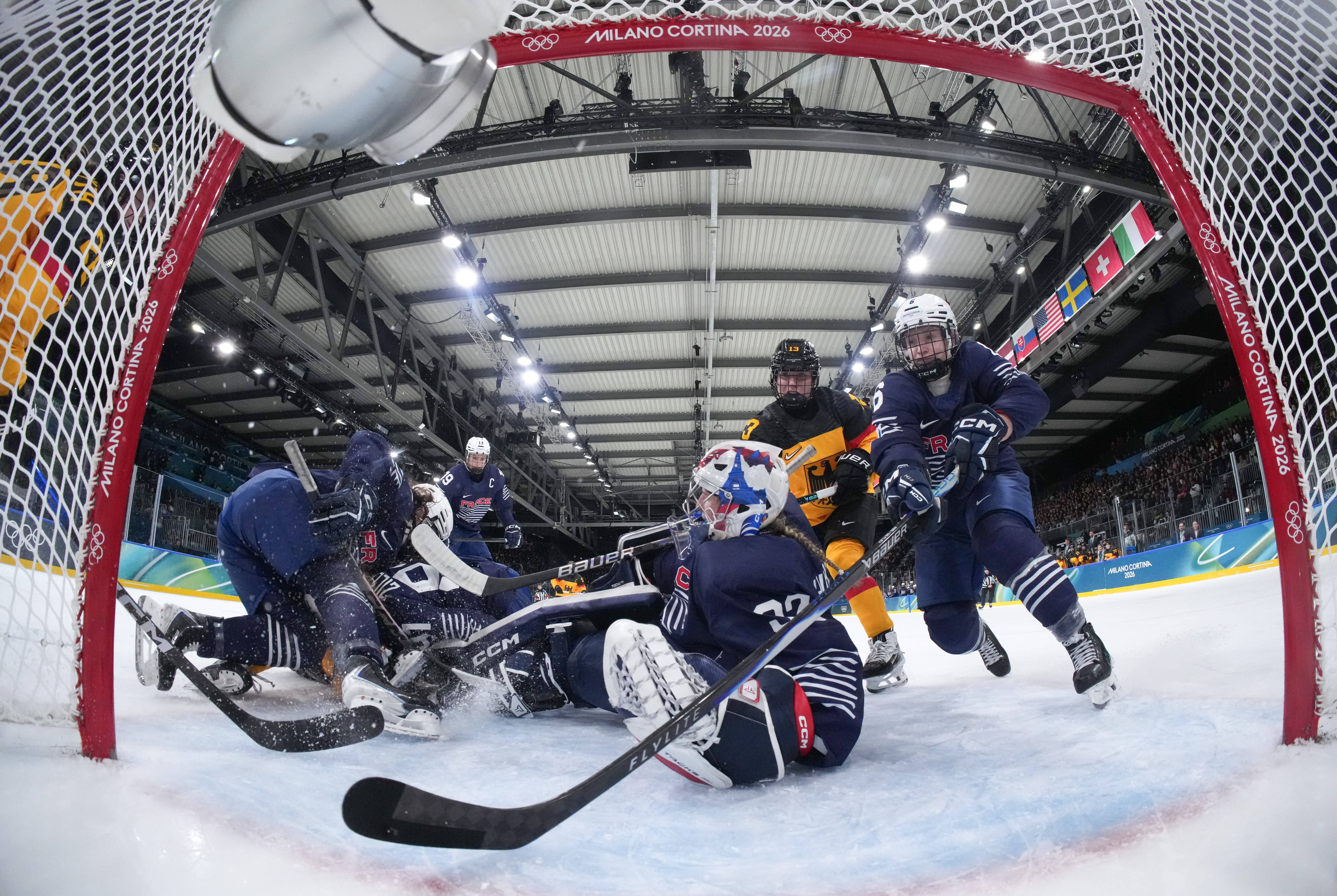 冬奥会｜冰球——女子小组赛：德国队胜法国队